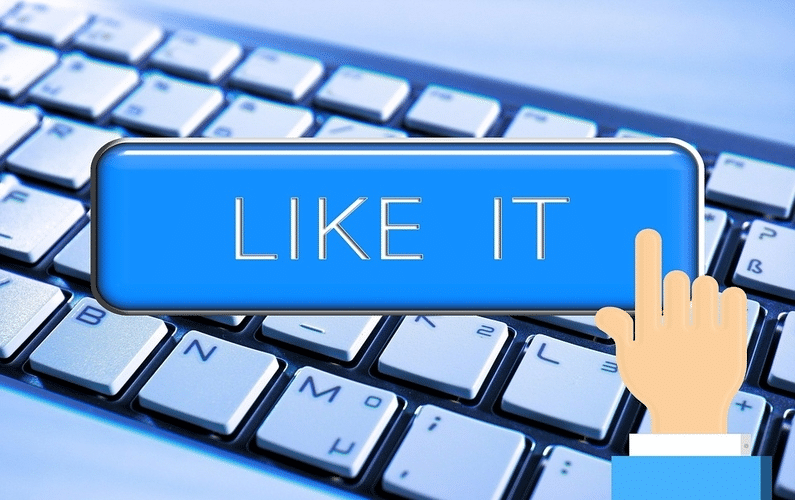keyboard with like it button | jobs from home | Peace Evolution