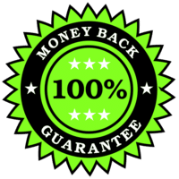 100 percent money back guarantee seal | reduce your weight | Peace Evolution